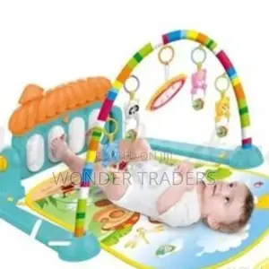 Kids Piano Fitness Rack Playmat With Play Toys Music