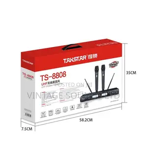 Takstar TS-8808HH | UHF Wireless Handheld Dual Microphone