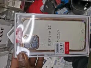 iPhone_ 12 Pro Max Cover - Golden - J-Case Soft Color Border