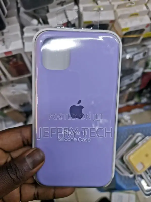 Purple Original Silicone Case for Apple iPhone 11