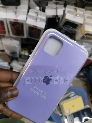 Purple Original Silicone Case for Apple iPhone 11