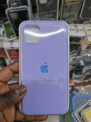 iPhone 11 Pro Max Case Purple, Thin Liquid Silicone Case, So