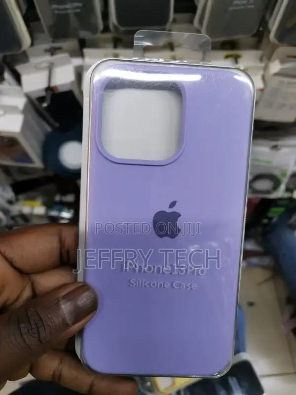 Silicon Back Case for iPhone 13 Pro - Purple