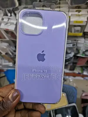 Silicone Case for iPhone 15 Sleek Protection | Purple
