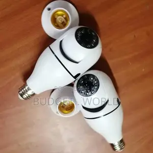Wifi E27 Camera Night Vision PTZ Smart-Bulb Camera