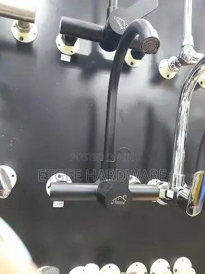 Kitchen Tap Mixer Black Wall Nemsi