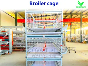 Broiler Cage With Automatic Harvesting System