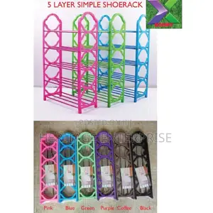 5-Layer Shoe Rack Storage Shelf Multifunctional Storage Rack