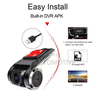 Universal Dash Cam With Android + Reverse Camera
