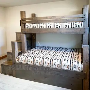 Walnut Double Decker/ Bunk Bed