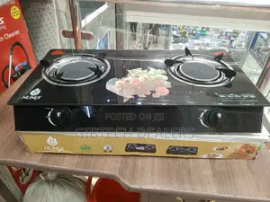 2 Burner Nunix Infrared Cooker Glass Top