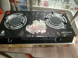 Cooker. Nunix 2 Burner Infrared Cooker Glass Top