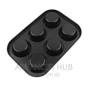 6holes Nonstick Cup Cake Tray