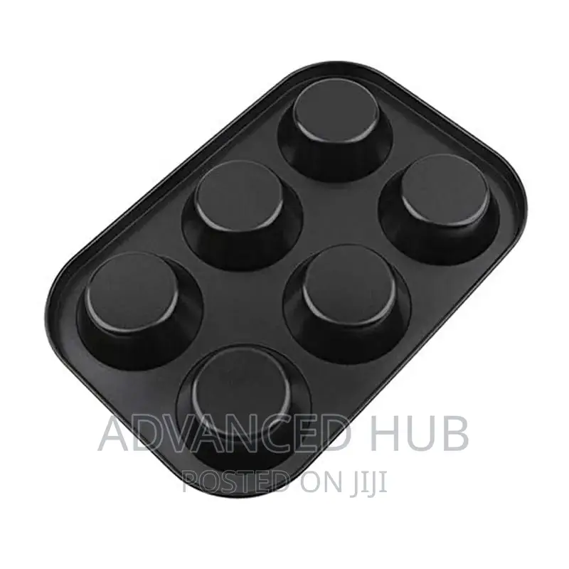 6holes Nonstick Cup Cake Tray