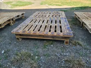 Pallet Bed- 4*6 DIY Pallet Bed .(Ds099)