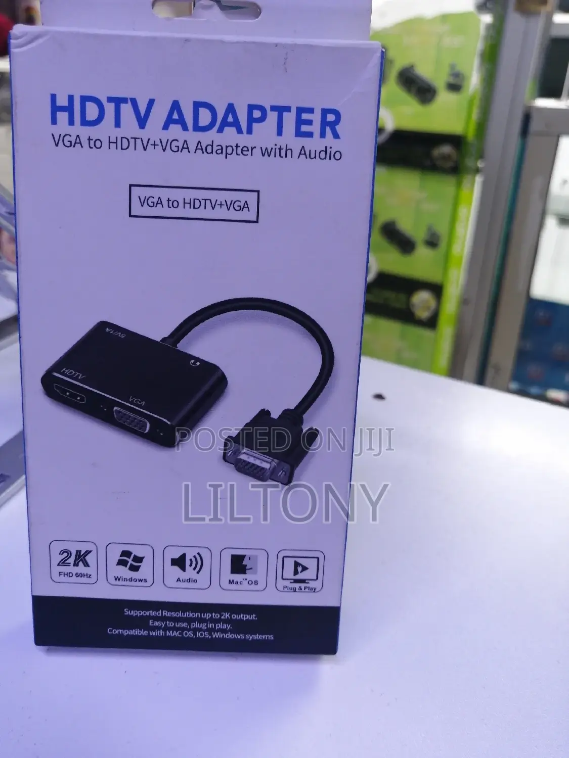 Vga to Hdmi +Vga Adapter