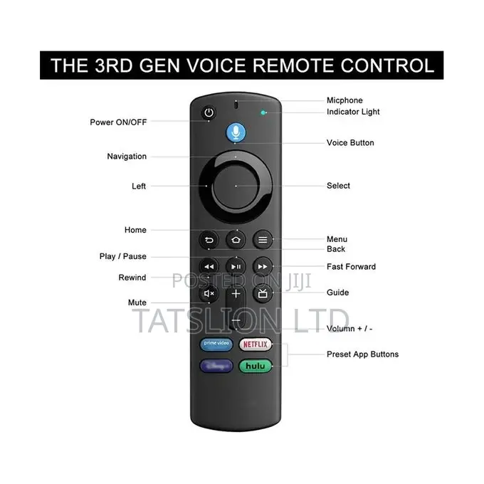 Fire Stick 2nd Gen 3rd Gen Lite Remote