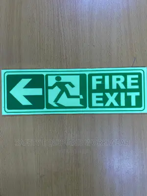 Reflective Fire Exit Signs
