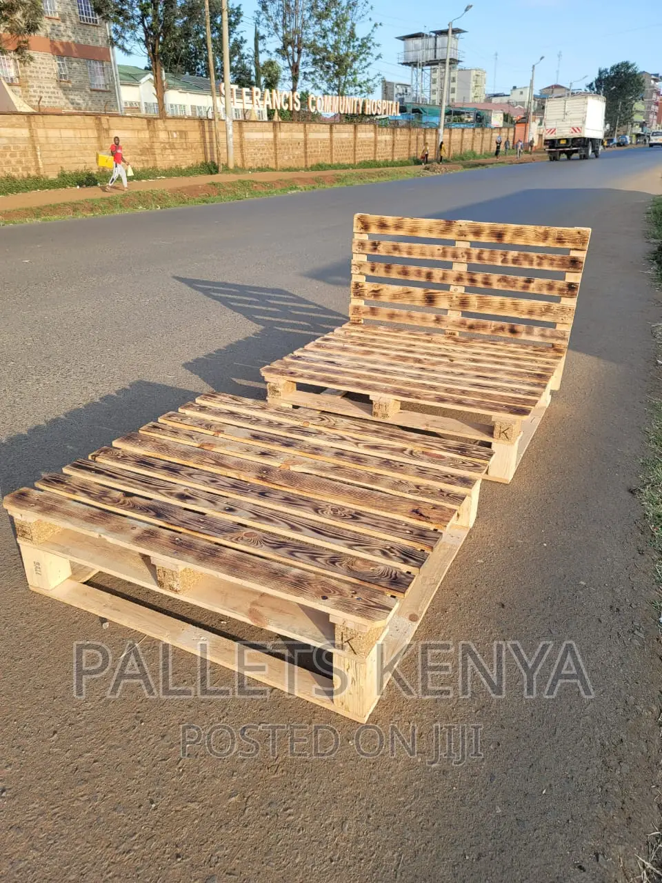 Pallet Bed- 4*6 Blazed Pallet Bed. (CZ10)