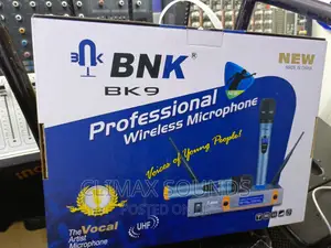 BNK Bk 9 Professional Wireless Microphone ;: