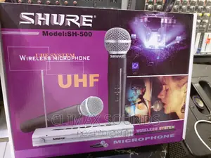 Shure Wireless Microphone Sh 500;,