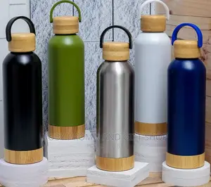 Premium Bamboo Top Thermo Bottle