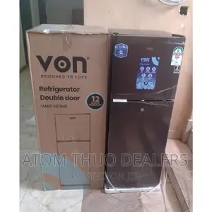 Von 138litres Double Door Refrigerator.