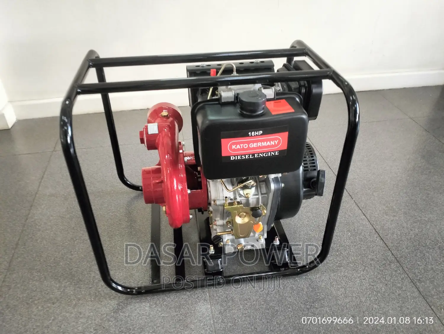 16hp High Pressure Pump, 100m Head.