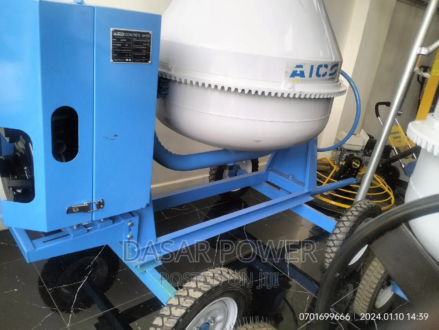 Aico 500litre Diesel Concrete Mixer