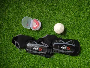 Medium Shin Guards, Hockey Ball and Mouth Guard