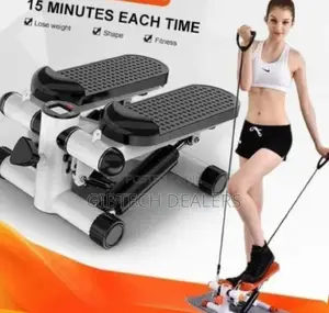 Mini Stepper With Resistance Bands