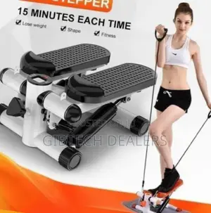 Mini Stepper With Resistance Bands/Stepper Exercise Machine