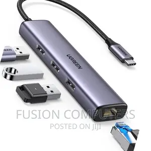 UGREEN Cm475usb-Ctousb3.0hub(3 Ports)+Gigabitethernet-