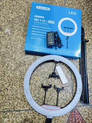 LJJ 45 Led 18 INCHES RINGLIGHT With Stand and Microphone