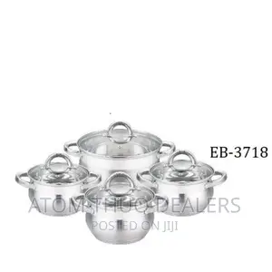 EB-3718 8 Pc's Edernbeng Cookware Set 