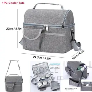 Double Compartment Lunch Bag