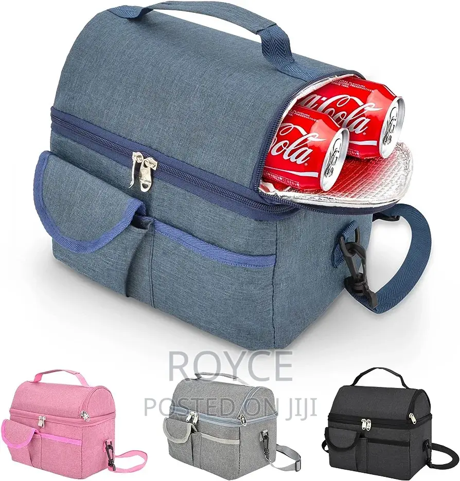 Double Compartment Lunch Bag