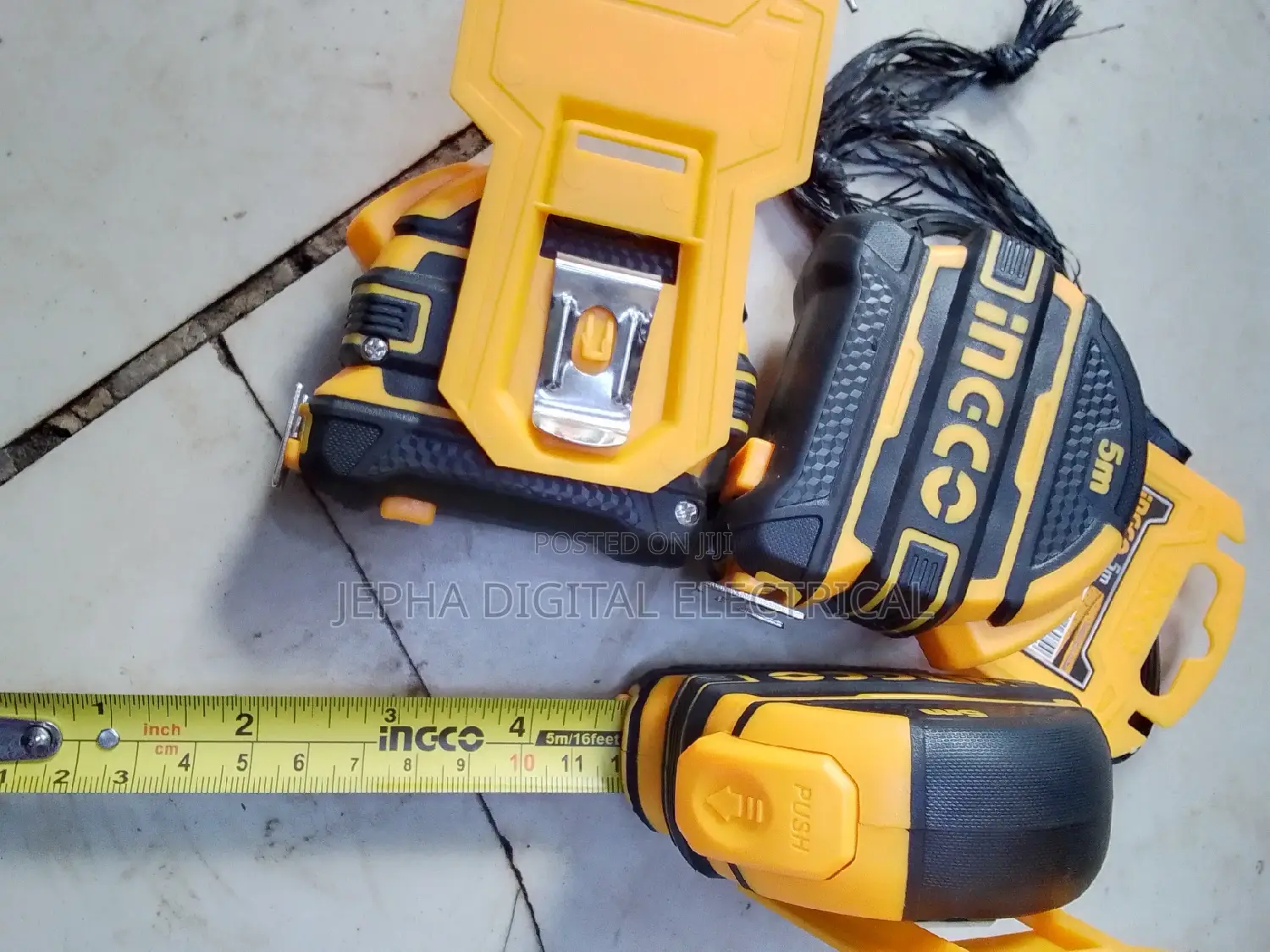Tape Measure Machine,5m,(Ingco)