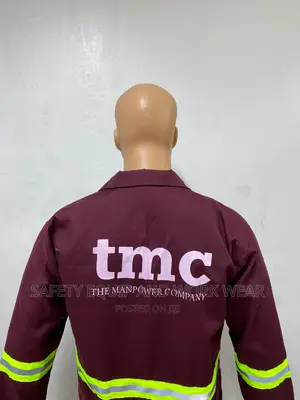 Maroon Safety Overall