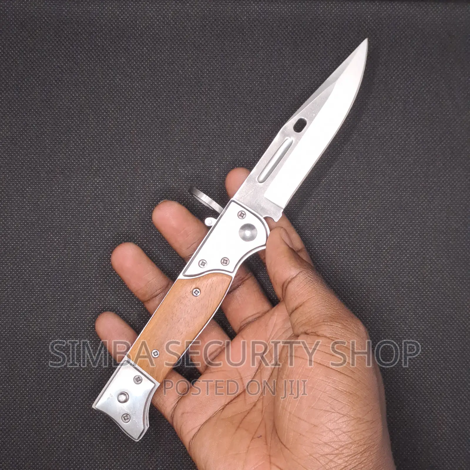 Foldable Pocket Knife Ak-47s CCCP Automatic Pen Pouch Steel