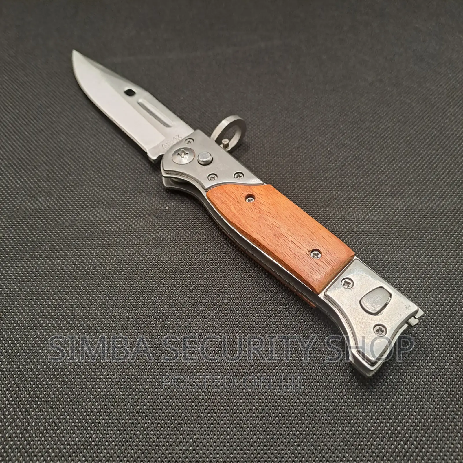 Foldable Pocket Knife Ak-47s CCCP Automatic Pen Pouch Steel