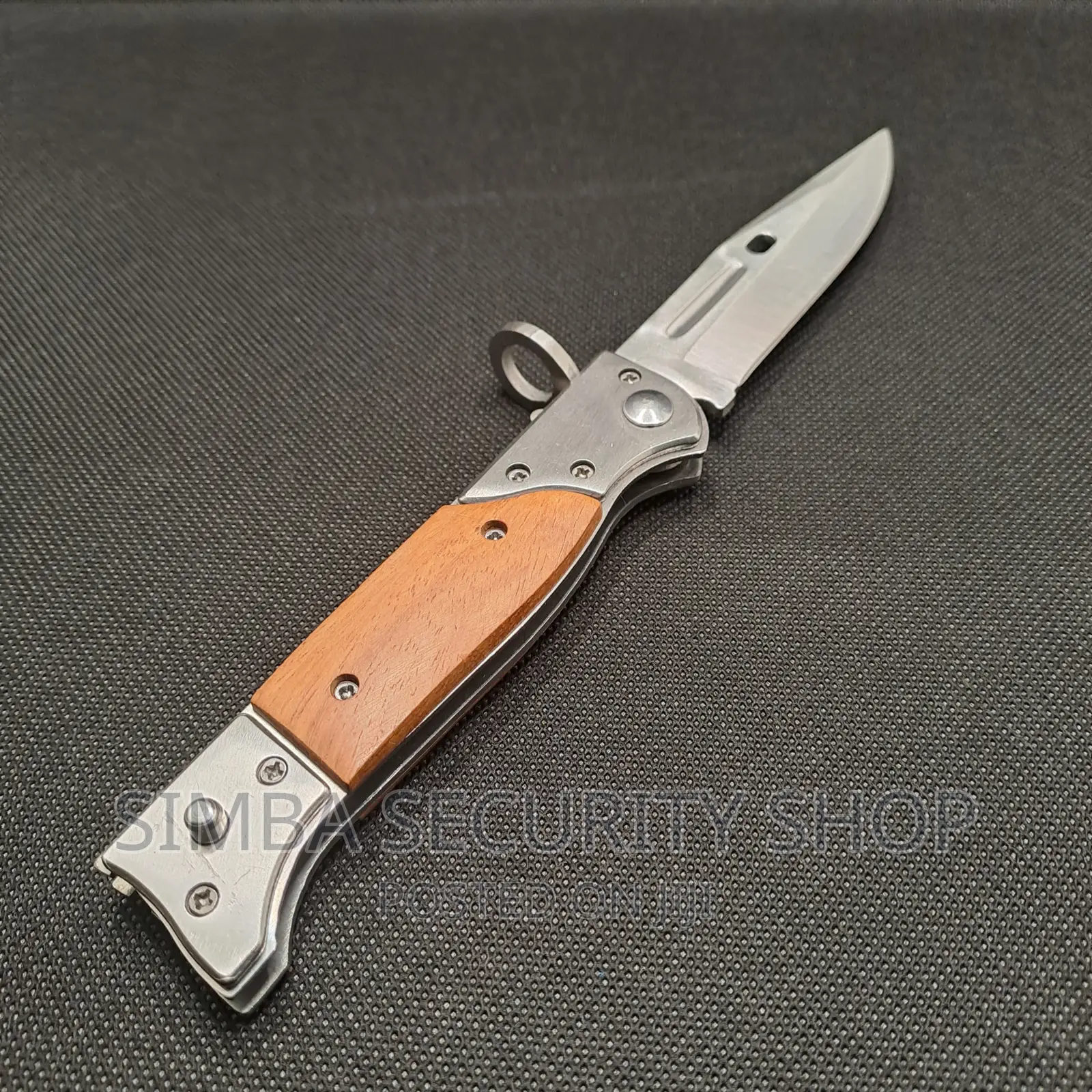 Foldable Pocket Knife Ak-47s CCCP Automatic Pen Pouch Steel