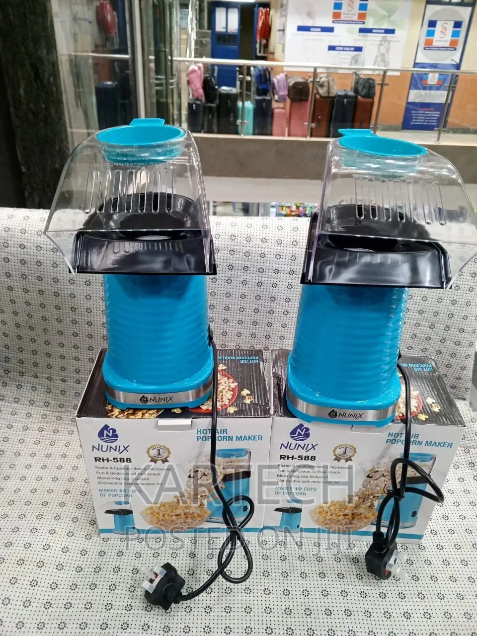 Nunix RH-588 Hot Air Popcorn Maker