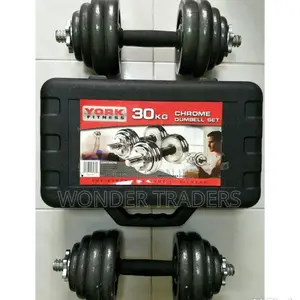 Adjustable 30kg York Dumbbell Set;
