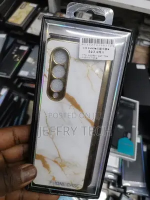 Marble Patterned Case for Samsung Galaxy Z Fold 4/Z Fold 3 5
