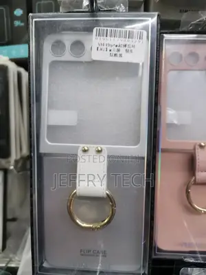SAMSUNG Galaxy Z Flip5 Silicone Cover With Ring - Pink/Green