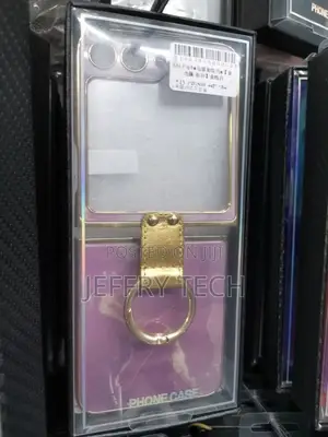 Marble Pattern for Samsung Galaxy Z Flip 5 Case With Ring Ho