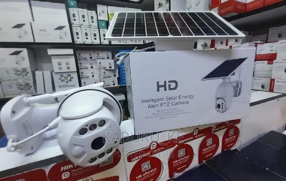Solar Powered 4G Simcard PTZ CCTV Camera