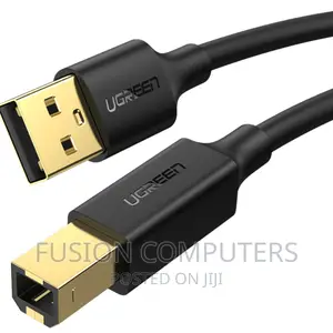 UGREEN USB 2.0 AM to BM Print Cable 2m (Black) – US135