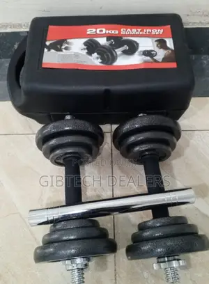 Best Quality 20kg Cast Iron Dumbbells Set